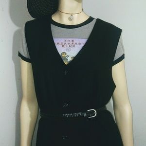 Vintage 80s vest dress